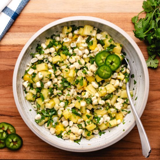 Pineapple Corn Salsa