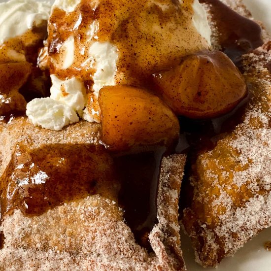 Baked Peach Cobbler Bites