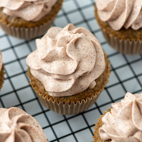 Cinnamon Zucchini Cupcakes