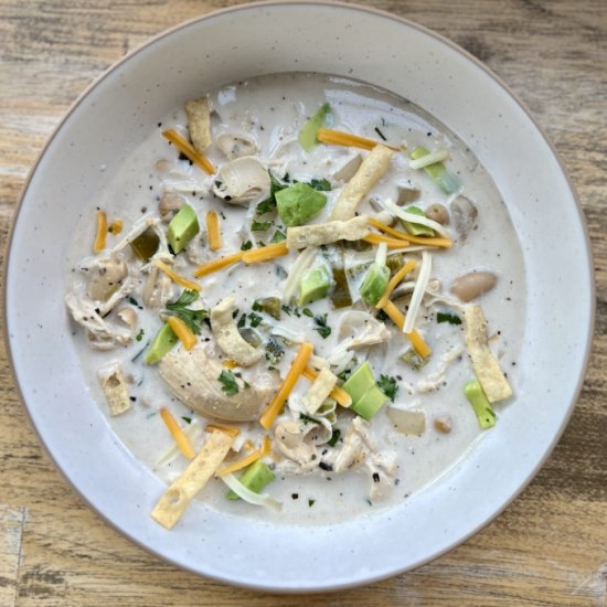 Crockpot White Chicken Chili