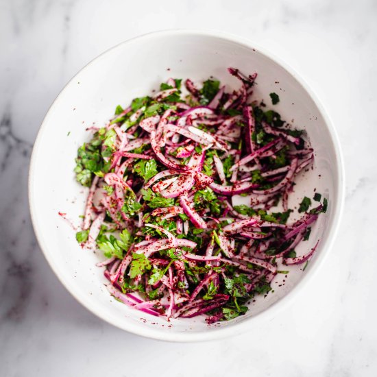 Quick Turkish Sumac Onions (5 Mins)