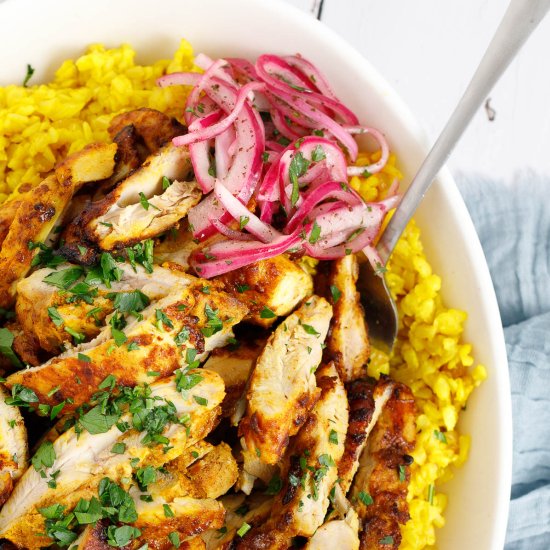 Air Fryer Chicken Shawarma