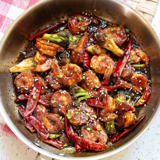 General Tso’s Shrimp