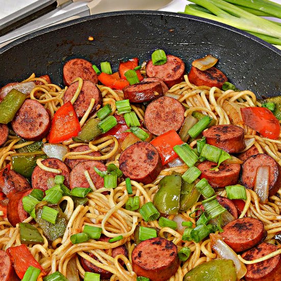 Low Carb Keilbasa Lo Mein
