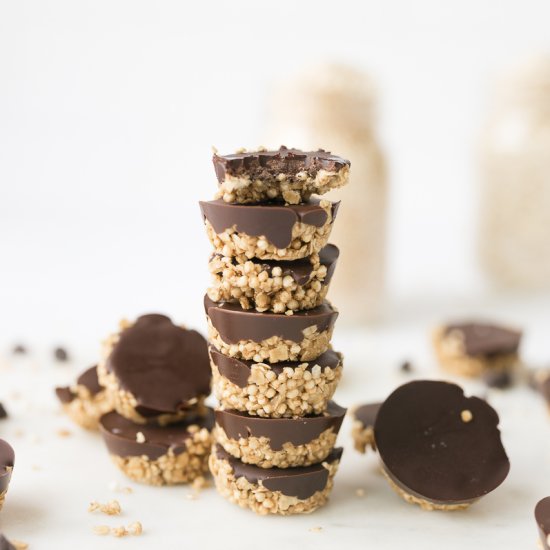 No Bake SunButter Oat Cups