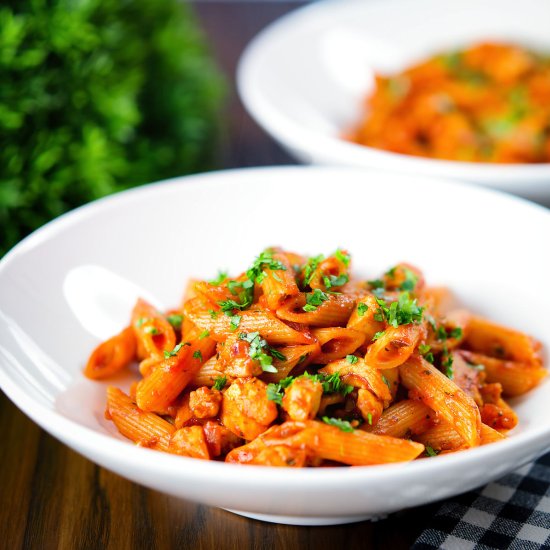 Indian(ish) Curry Chicken Pasta