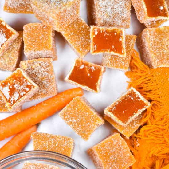 Carrot Ginger Gummy Candy