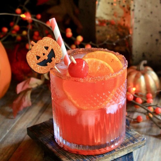 Bourbon Spritz Halloween Cocktail