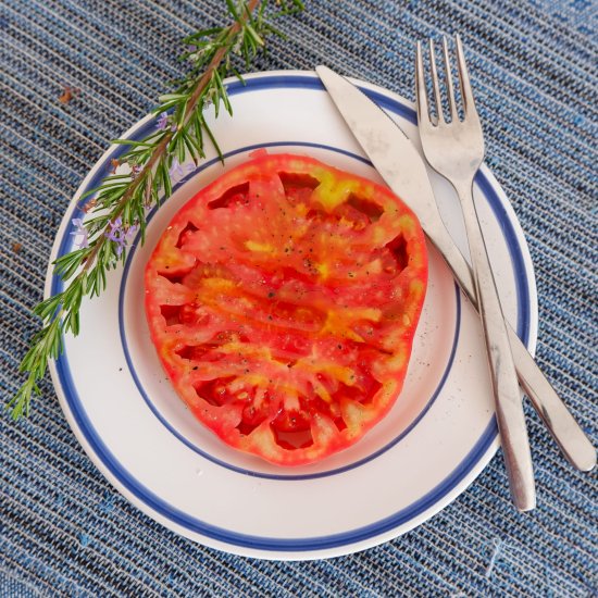 Tomatoes with Olive Oil and Herbs