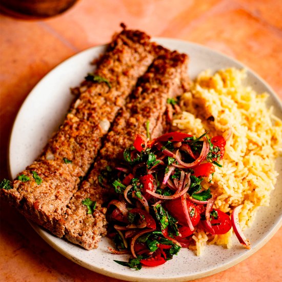 Sheet Pan Koobideh Kebab