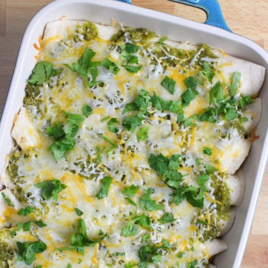 Pork Enchiladas Verde
