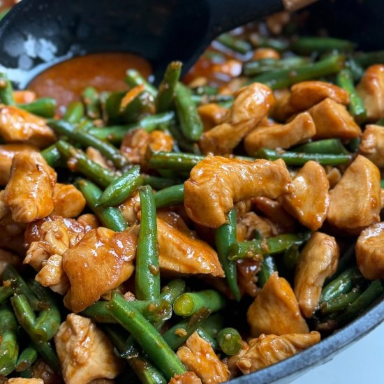 Chicken and Green Bean Stir Fry