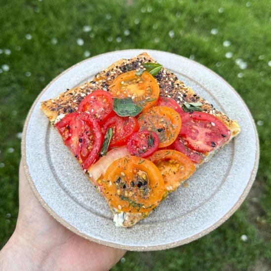 Everything Bagel Tomato Tart