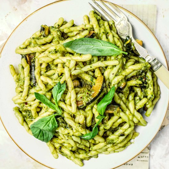 Courgette Pesto Pasta