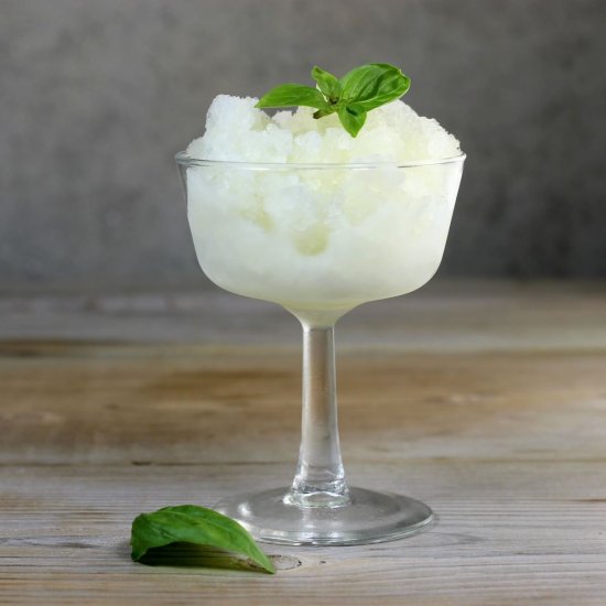 Lemon Basil Granita