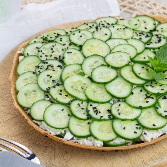 Tuna Cucumber Tart