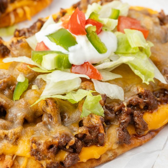Naan Taco Pizza