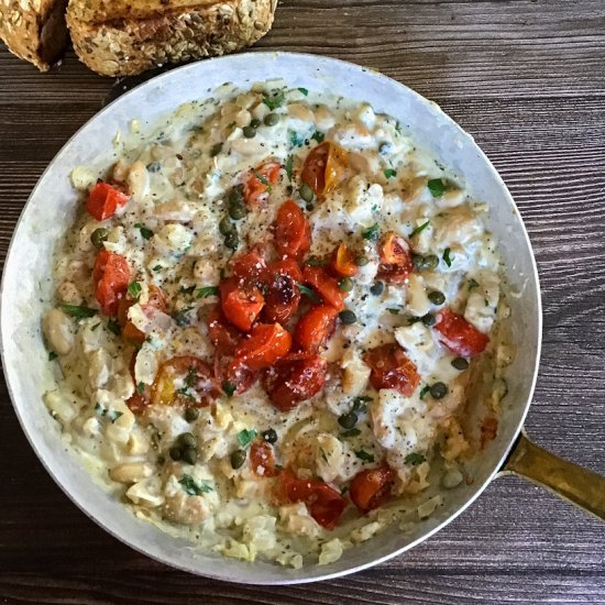 Creamy Lemon Cannellini Beans