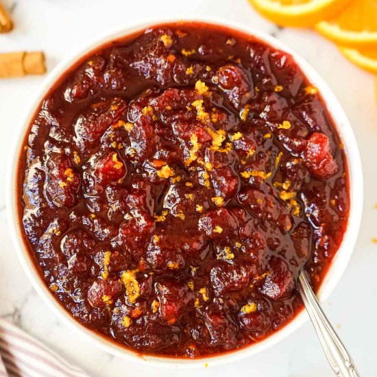 Easy Canned Cranberry Sauce