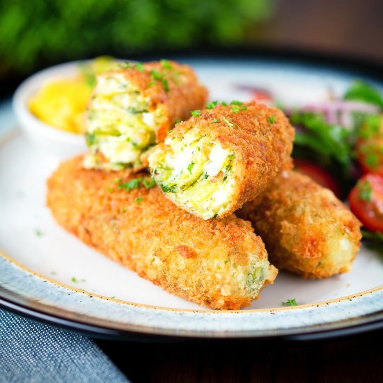 Vegetarian Glamorgan Sausages