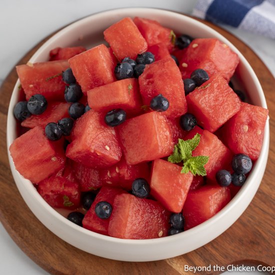 Blueberry Watermelon Salad