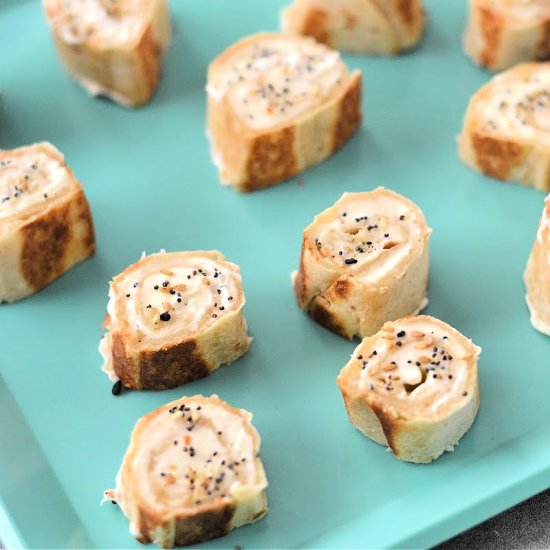 Keto Cream Cheese Bagel Bites