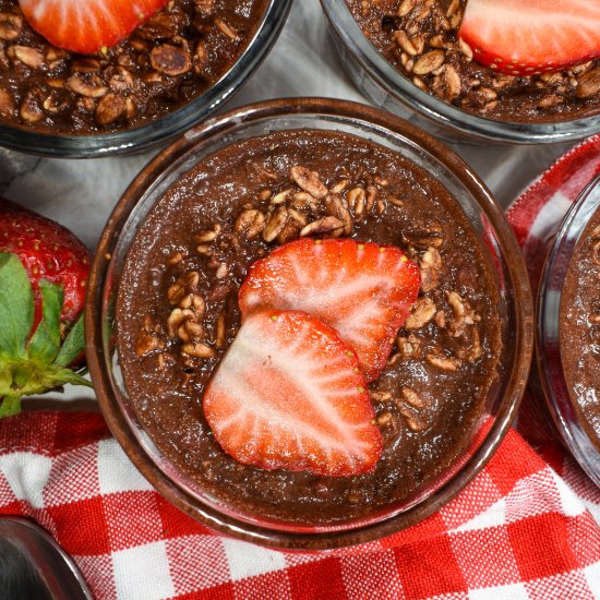 Chocolate Strawberry Overnight Oats