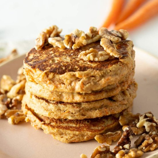 Gluten-Free Carrot Cake Pancakes