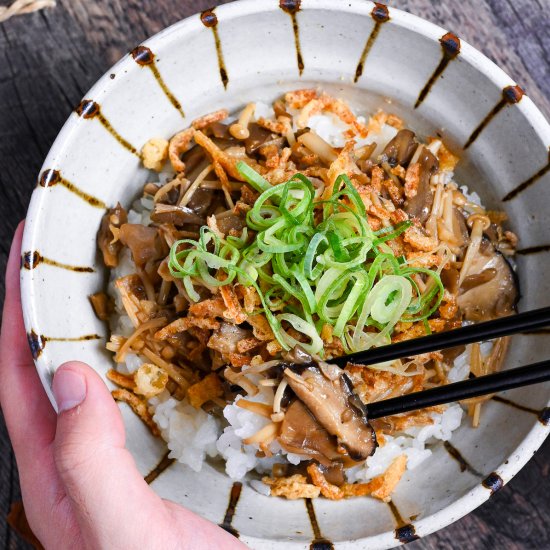 10-Minute Mushroom Donburi