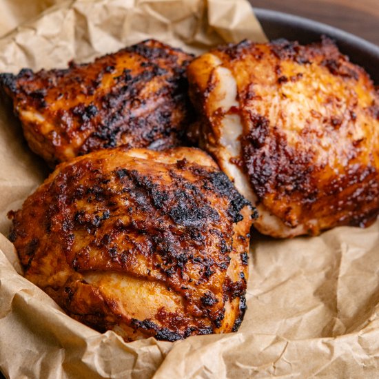 Grilled Piri Piri Chicken Thighs