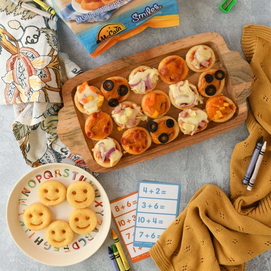 Mashed Potato Mini Pizzas