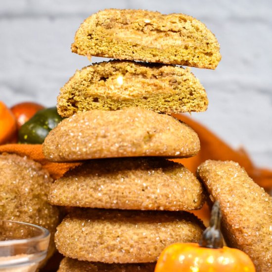 Pumpkin Cream Cheese Cookies