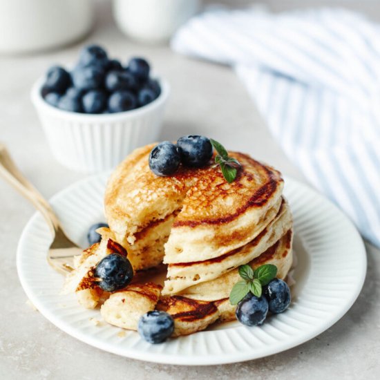 Homemade Fluffy Pancakes
