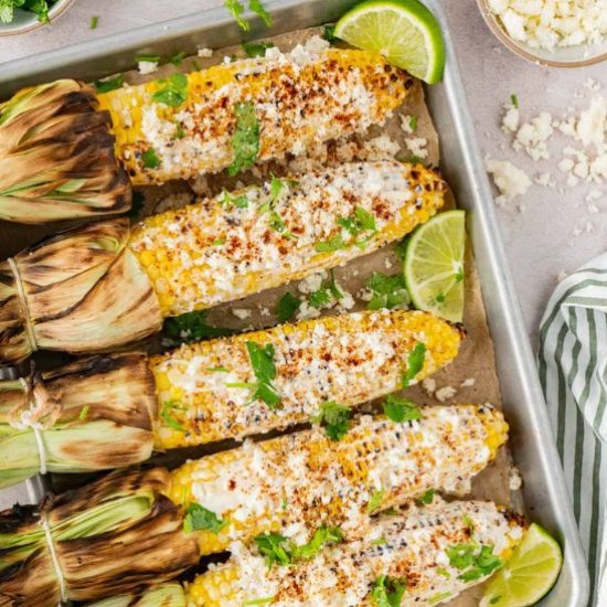 Grilled Mexican Street Corn