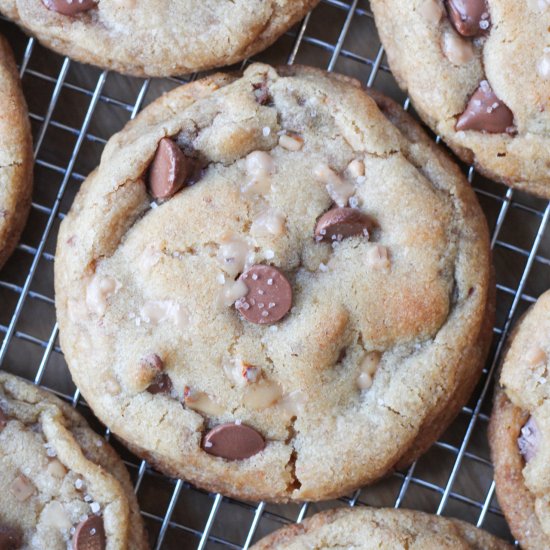 Brown Butter Toffee Cookies