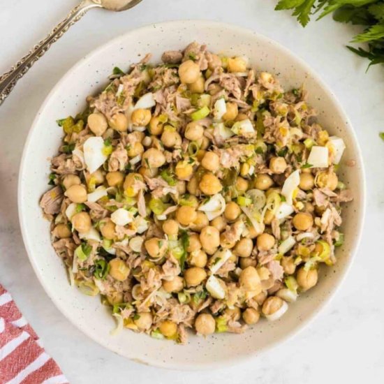 Chickpea Tuna Salad