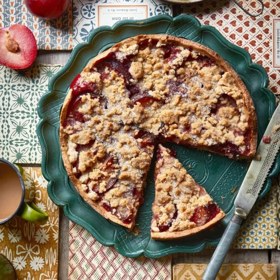 Plum Tart with Streusel