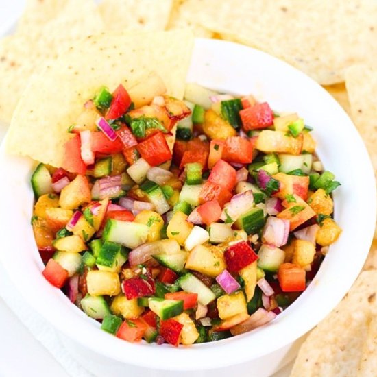 fresh peach salsa