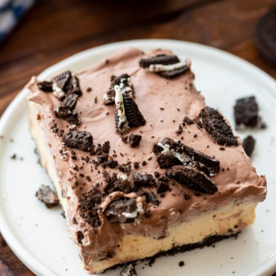 Chocolate Peanut Butter Dirt Cake