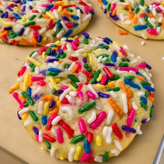 Birthday Cake Cookies