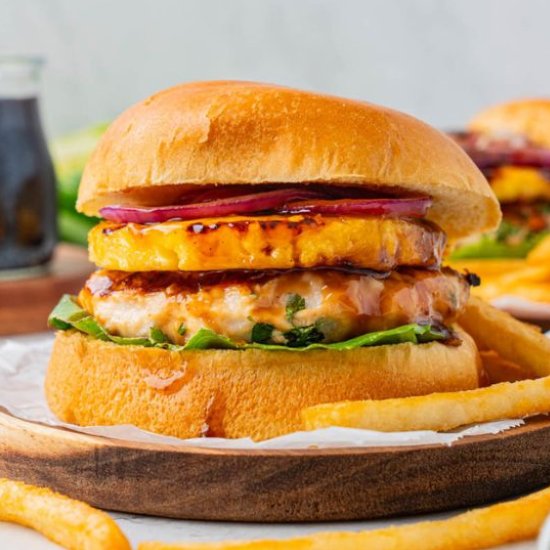 Teriyaki Chicken Burgers