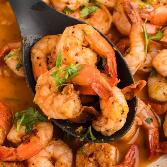 Quick Tequila Lime Shrimp – One Pan