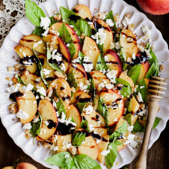 Peach and Feta Salad