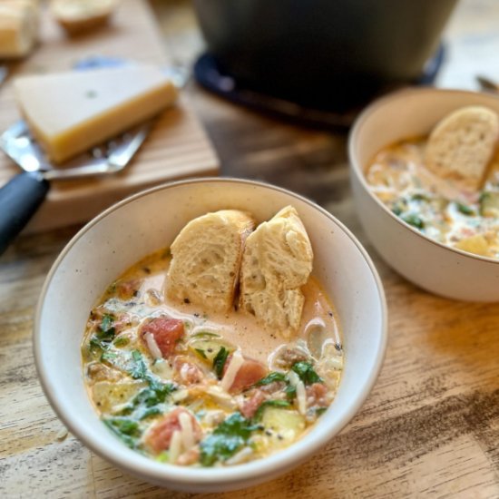 Creamy Sausage and Potato Soup