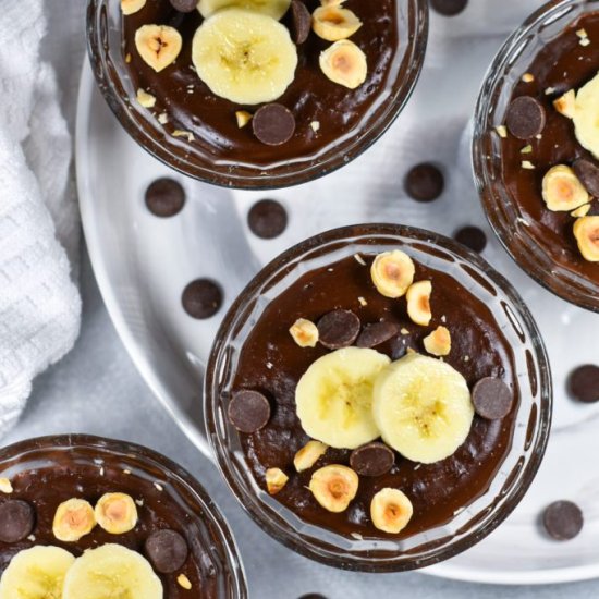 Vegan Chocolate Almond Pudding