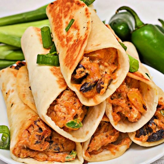 Low-Carb Southwest Chicken Roll-Ups