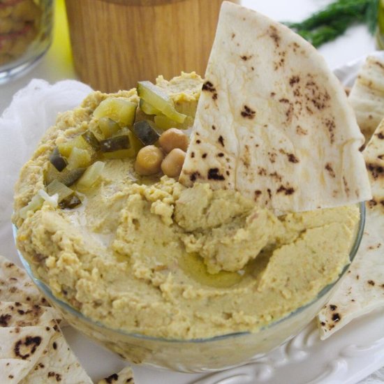 Dill Pickle Hummus