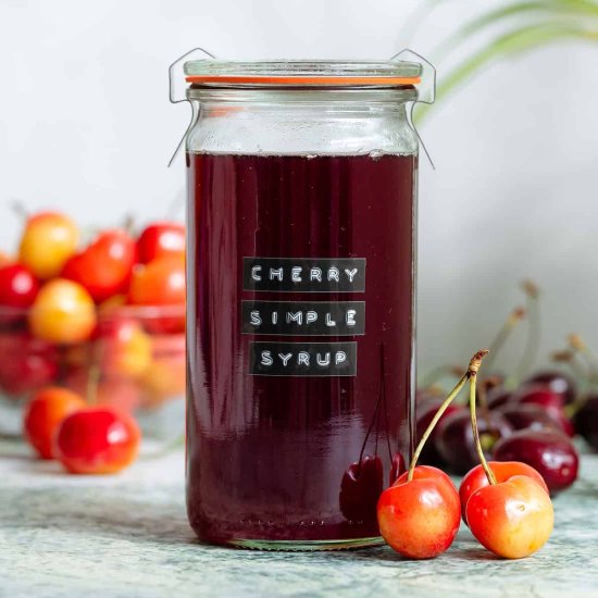 Cherry Simple Syrup