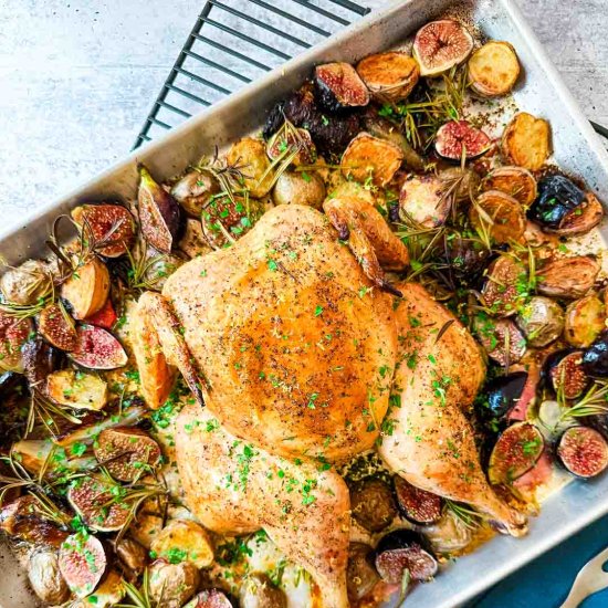 Sheet Pan Chicken with Figs