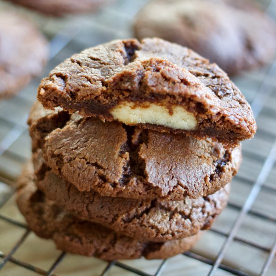 Chocolate-Almond Marzipan Cookies
